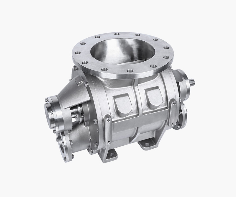 Blow-thru rotary valve